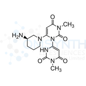 (R)-6-(3-Aminopiperidin-1-yl)-1',3-dimethyl-2H-[1,4'-bipyrimidine]-2,2',4,6'(1'H,3H,3'H)-tetraone