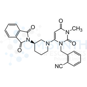 (R)-2-((6-(3-(1,3-Dioxoisoindolin-2-yl)piperidin-1-yl)-3-methyl-2,4-dioxo-3,4-dihydropyrimidin-1(2H)-yl)methyl)benzonitrile