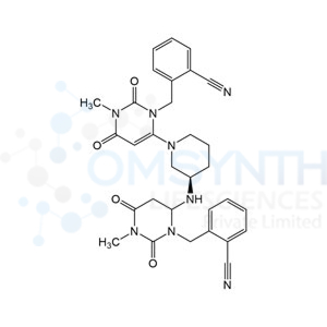2-((6-(((R)-1-(3-(2-cyanobenzyl)-1-methyl-2,6-dioxo-1,2,3,6-tetrahydropyrimidin-4-yl)piperidin-3-yl)amino)-3-methyl-2,4-dioxotetrahydropyrimidin-1(2H)-yl)methyl)benzonitrile