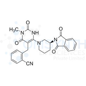 (S)-2-((6-(3-(1,3-Dioxoisoindolin-2-yl)piperidin-1-yl)-3-methyl-2,4-dioxo-1,2,3,4-tetrahydropyrimidin-5-yl)methyl)benzonitrile