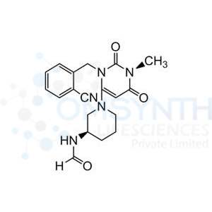 (R)-N-(1-(3-(2-Cyanobenzyl)-1-methyl-2,6-dioxo-1,2,3,6-tetrahydropyrimidin-4-yl)piperidin-3-yl)formamide