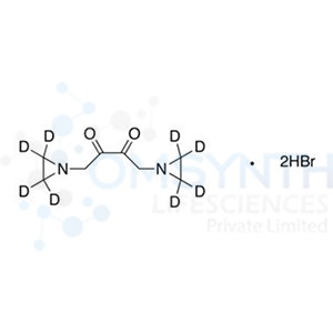 1,4-Bis(1-aziridinyl)-2,3-butanedione-d8 Dihydrobromide