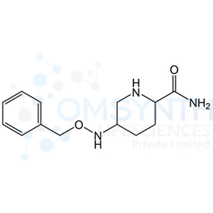 rel-(2R,5R)-5-((Benzyloxy)amino)piperidine-2-carboxamide
