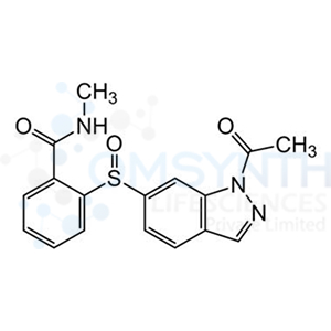 2-((1-Acetyl-1H-indazol-6-yl)sulfinyl)-N-methylbenzamide