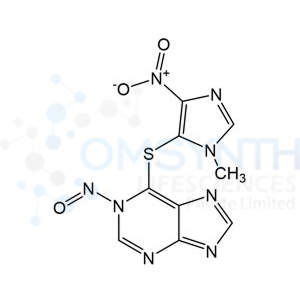 6-((1-Methyl-4-nitro-1H-imidazol-5-yl)thio)-1-nitroso-1H-purine