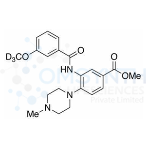 3-[(3-Methoxybenzoyl)amino]-4-(4-methyl-1-piperazinyl)benzoic Acid Methyl Ester-d3