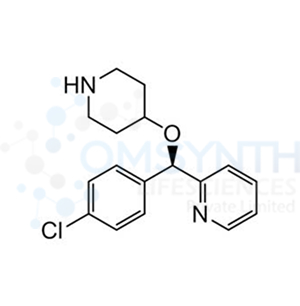 (R)-2-((4-Chlorophenyl)(piperidin-4-yloxy)methyl)pyridine