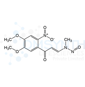(E)-N-(3-(4,5-Dimethoxy-2-nitrophenyl)-3-oxoprop-1-en-1-yl)-N-methylnitrous amide