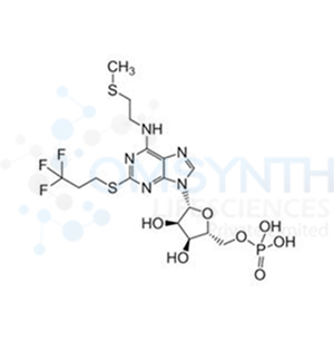 N-[2-(Methylthio)ethyl]-2-[(3,3,3-trifluoropropyl)thio]-adenosine, 5'-(hydrogen P-1H-imidazol-1-ylphosphonate)