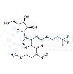 N-(9-((2R,3R,4S,5R)-3,4-Dihydroxy-5-(hydroxymethyl)tetrahydrofuran-2-yl)-2-((3,3,3-trifluoropropyl)thio)-9H-purin-6-yl)-N-(2-(methylthio)ethyl)nitrous amide