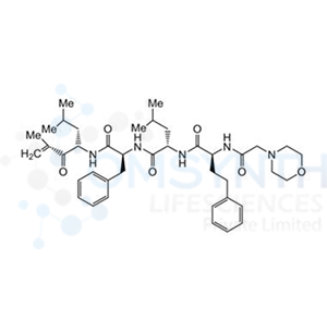 (S)-N-((S)-1-(((S)-2,6-Dimethyl-3-oxohept-1-en-4-yl)amino)-1-oxo-3-phenylpropan-2-yl)-4-methyl-2-((S)-2-(2-morpholinoacetamido)-4-phenylbutanamido)pentanamide
