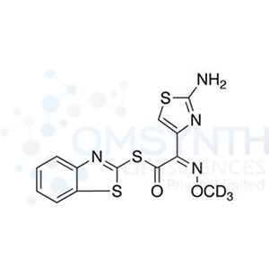 S-2-Benzothiazolyl-2-amino-α	-(methoxyimino)-4-thiazolethiolacetate-d3
