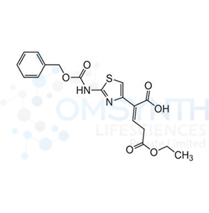 (Z)-2-(2-(((Benzyloxy)carbonyl)amino)thiazol-4-yl)-5-ethoxy-5-oxopent-2-enoic Acid