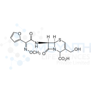 (6R,7R)-7-((Z)-2-(Furan-2-yl)-2-(methoxyimino)acetamido)-3-(hydroxymethyl)-8-oxo-5-thia-1-azabicyclo[4.2.0]oct-3-ene-2-carboxylic Acid