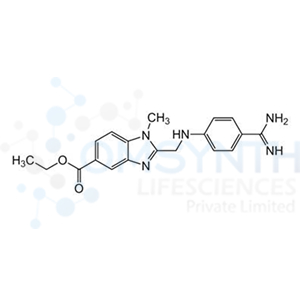 2-[[[4-(Aminoiminomethyl)phenyl]amino]methyl]-1-methyl-1H-benzimidazole-5-carboxylic Acid Ethyl Ester