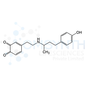 4-(2-((4-(4-Hydroxyphenyl)butan-2-yl)amino)ethyl)cyclohexa-3,5-diene-1,2-dione