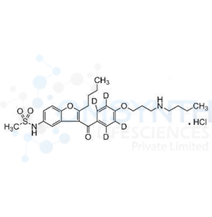 Desbutyl Dronedarone-d4 Hydrochloride