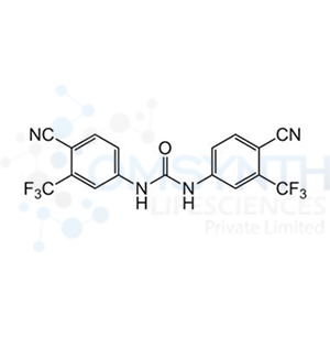 1,3-Bis(4-cyano-3-(trifluoromethyl)phenyl)urea