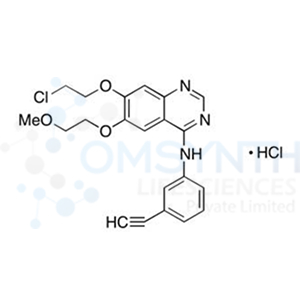 7-O-Desmethoxy-7-O-chloroethyl Erlotinib Hydrochloride