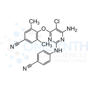 4-((6-Amino-5-chloro-2-((4-cyanophenyl)amino)pyrimidin-4-yl)oxy)-3,5-Dimethylbenzonitrile