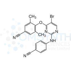 4-((5-Bromo-2-((4-cyanophenyl)amino)pyrimidin-4-yl)oxy)-3,5-Dimethylbenzonitrile