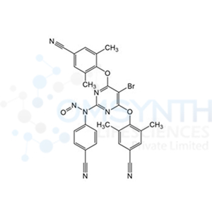 N-(5-Bromo-4,6-bis(4-cyano-2,6-dimethylphenoxy)pyrimidin-2-yl)-N-(4-cyanophenyl)nitrous amide