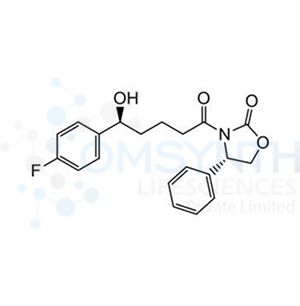 3-[5-(4-Fluoro-phenyl)-5-(S)-hydroxy-pentanoyl]-4-(S)-phenyl-oxazolidin-2-one