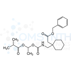 1-((((1-(2-(Benzyloxy)-2-oxoethyl)cyclohexyl)methyl)carbamoyl)oxy)ethyl Isobutyrate