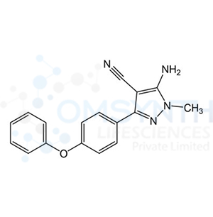 5-Amino-1-methyl-3-(4-phenoxyphenyl)-1H-pyrazole-4-carbonitrile