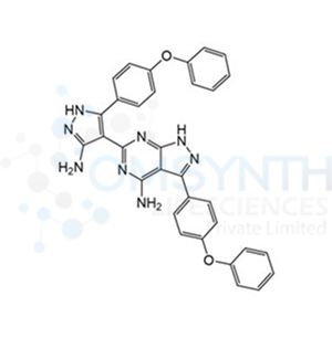 6-(3-Amino-5-(4-phenoxyphenyl)-1H-pyrazol-4-yl)-3-(4-phenoxyphenyl)-1H-pyrazolo[3,4-d]pyrimidin-4-amine