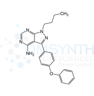 1-Butyl-3-(4-phenoxyphenyl)-1H-pyrazolo[3,4-d]pyrimidin-4-amine