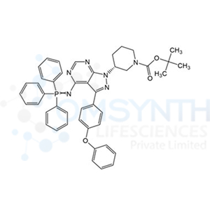 tert-Butyl (R)-3-(3-(4-phenoxyphenyl)-4-((triphenyl-l5-phosphaneylidene)amino)-1H-pyrazolo[3,4-d]pyrimidin-1-yl)piperidine-1-carboxylate