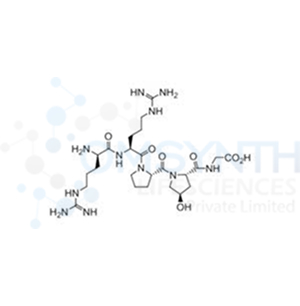 ((2S,4R)-1-(D-Arginyl-L-arginyl-L-prolyl)-4-hydroxypyrrolidine-2-carbonyl)glycine