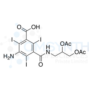 3-Amino-5-[[[2,3-bis(acetyloxy)propyl]amino]carbonyl]-2,4,6-triiodo-benzoic Acid