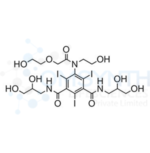 N1,N3-bis(2,3-Dihydroxypropyl)-5-(2-(2-hydroxyethoxy)-N-(2-hydroxyethyl)acetamido)-2,4,6-triiodoisophthalamide