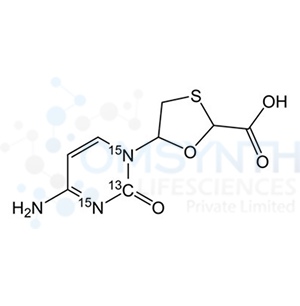 rac Lamivudine Acid-13C,15N2