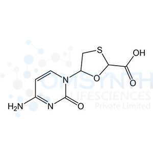5-(4-Amino-2-oxopyrimidin-1(2H)-yl)-1,3-oxathiolane-2-carboxylic Acid