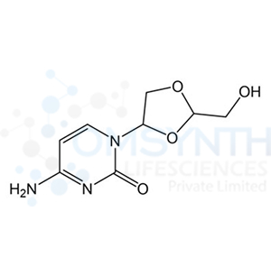 rel-4-Amino-1-((2R,4R)-2-(hydroxymethyl)-1,3-dioxolan-4-yl)pyrimidin-2(1H)-one