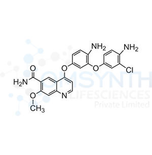 4-(4-Amino-3-(4-amino-3-chlorophenoxy)phenoxy)-7-methoxyquinoline-6-carboxamide