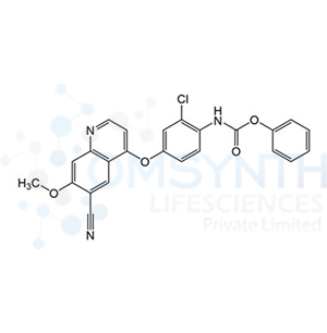 Phenyl (2-chloro-4-((6-cyano-7-methoxyquinolin-4-yl)oxy)phenyl)carbamate