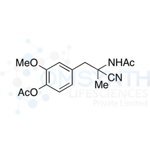 N-[2-[4-(Acetyloxy)-3-methoxyphenyl]-1-cyano-1-methylethyl]acetamide
