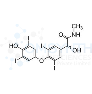2-Hydroxy-2-(4-(4-hydroxy-3,5-diiodophenoxy)-3,5-diiodophenyl)-N-methylacetamide