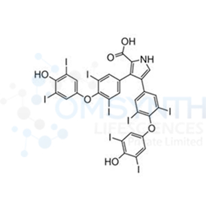 3,4-Bis(4-(4-hydroxy-3,5-diiodophenoxy)-3,5-diiodophenyl)-1H-pyrrole-2-carboxylic acid