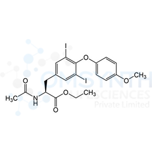 Ethyl (S)-2-acetamido-3-(3,5-diiodo-4-(4-methoxyphenoxy)phenyl)propanoate