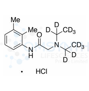2-(Diethylamino)-N-(2,3-dimethylphenyl)acetamide-d10 Hydrochloride