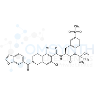 tert-Butyl (S)-2-(2-(benzofuran-6-carbonyl)-5,7-dichloro-1,2,3,4-tetrahydroisoquinoline-6-carboxamido)-3-(3-(methylsulfonyl)phenyl)propanoate