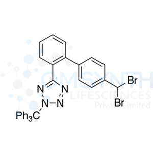 5-[4'-(Dibromomethyl)[1,1'-biphenyl]-2-yl]-2-(triphenylmethyl)-2H-tetrazole