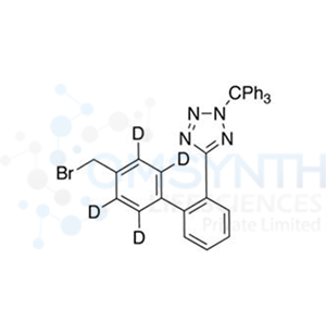 5-[4'-Bromomethyl-(1,1'-biphenyl)-2-yl]-2-triphenylmethyltetrazole-d4