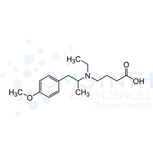 4-(Ethyl(1-(4-methoxyphenyl)propan-2-yl)amino)butanoic acid