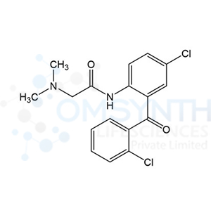 N-(4-Chloro-2-(2-chlorobenzoyl)phenyl)-2-(dimethylamino)acetamide